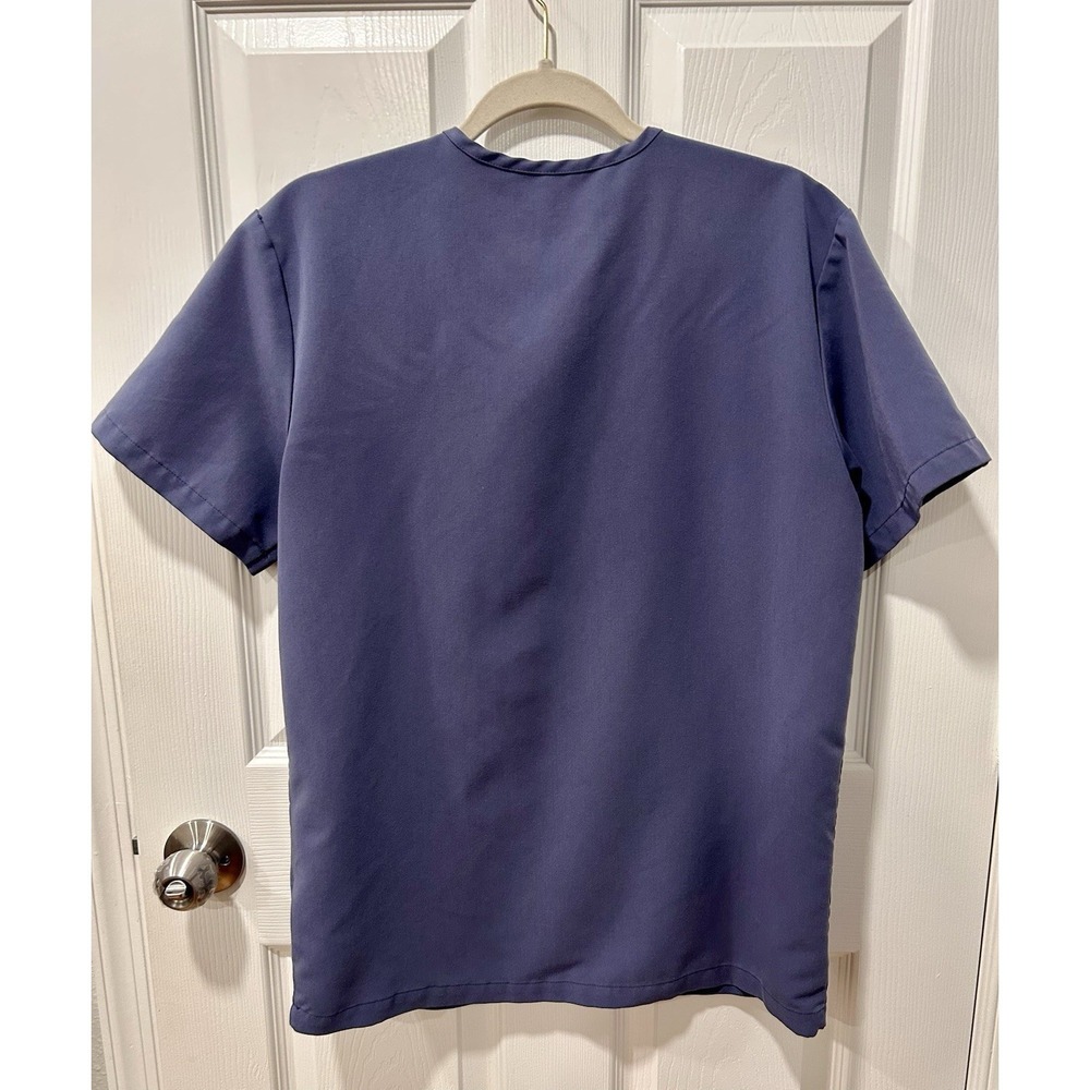FIGS Mens Leon V-Neck Scrub Top Ceil Blue Technical Collection Size Small - Picture 2 of 6